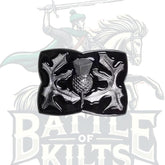 Black Celtic Kilt Buckle – Classic Highland